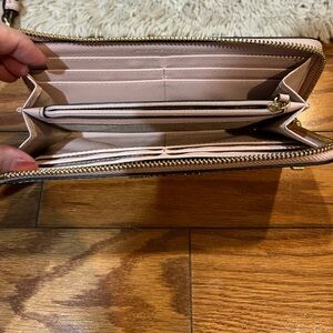 Michael Kors purse and wallet light pink